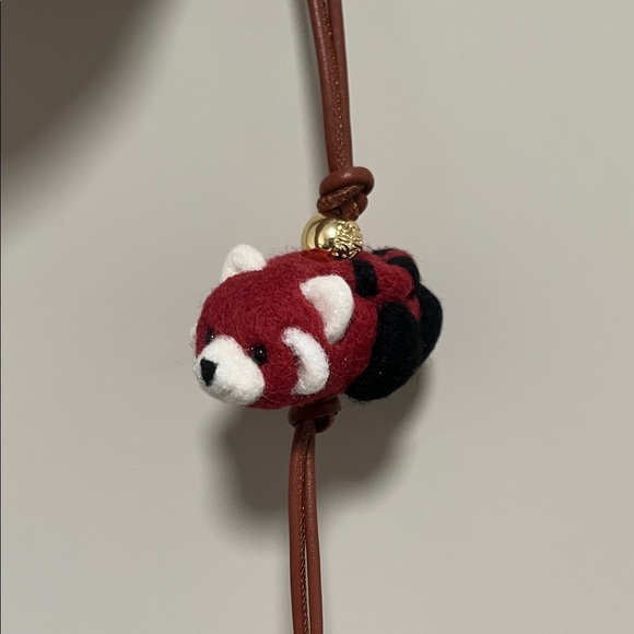 Loewe Red and Black Panda Key Holder - Picture 1 of 8